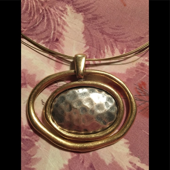 Necklace & Earring Artisan Jewelry SET Gold & Sterling ~ Unique PERFECT GIFT 🎁 - Picture 2 of 16